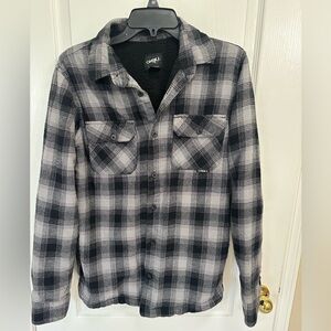 O'Neill Classic Black Plaid Outerwear